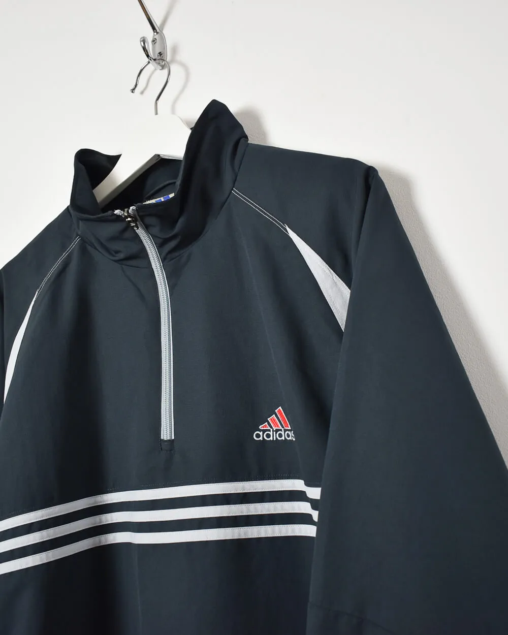 Adidas 1/4 Zip Windbreaker Jacket - X-Large