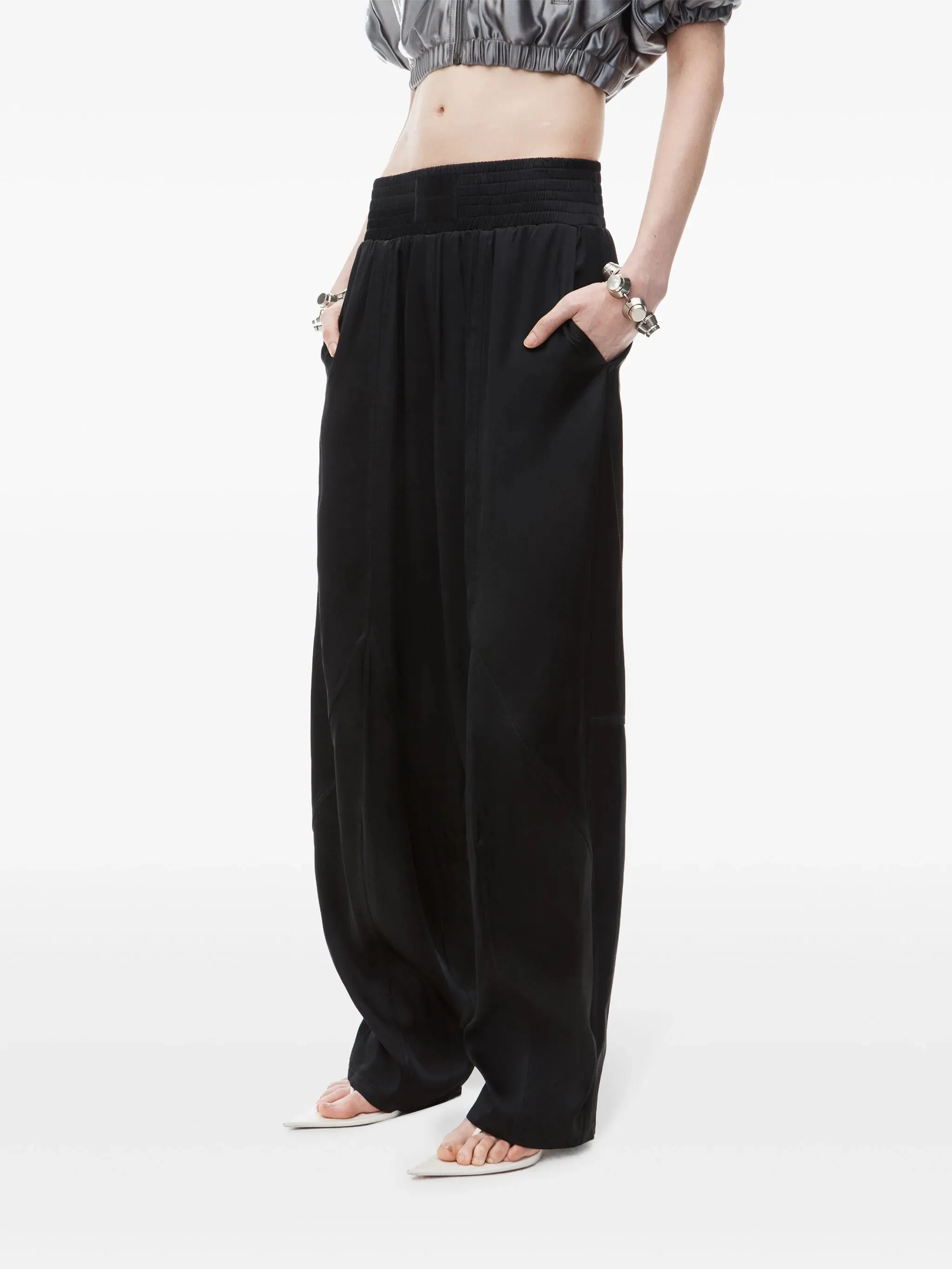 ALEXANDER WANG - Women Wide Elastic Balloon Pant