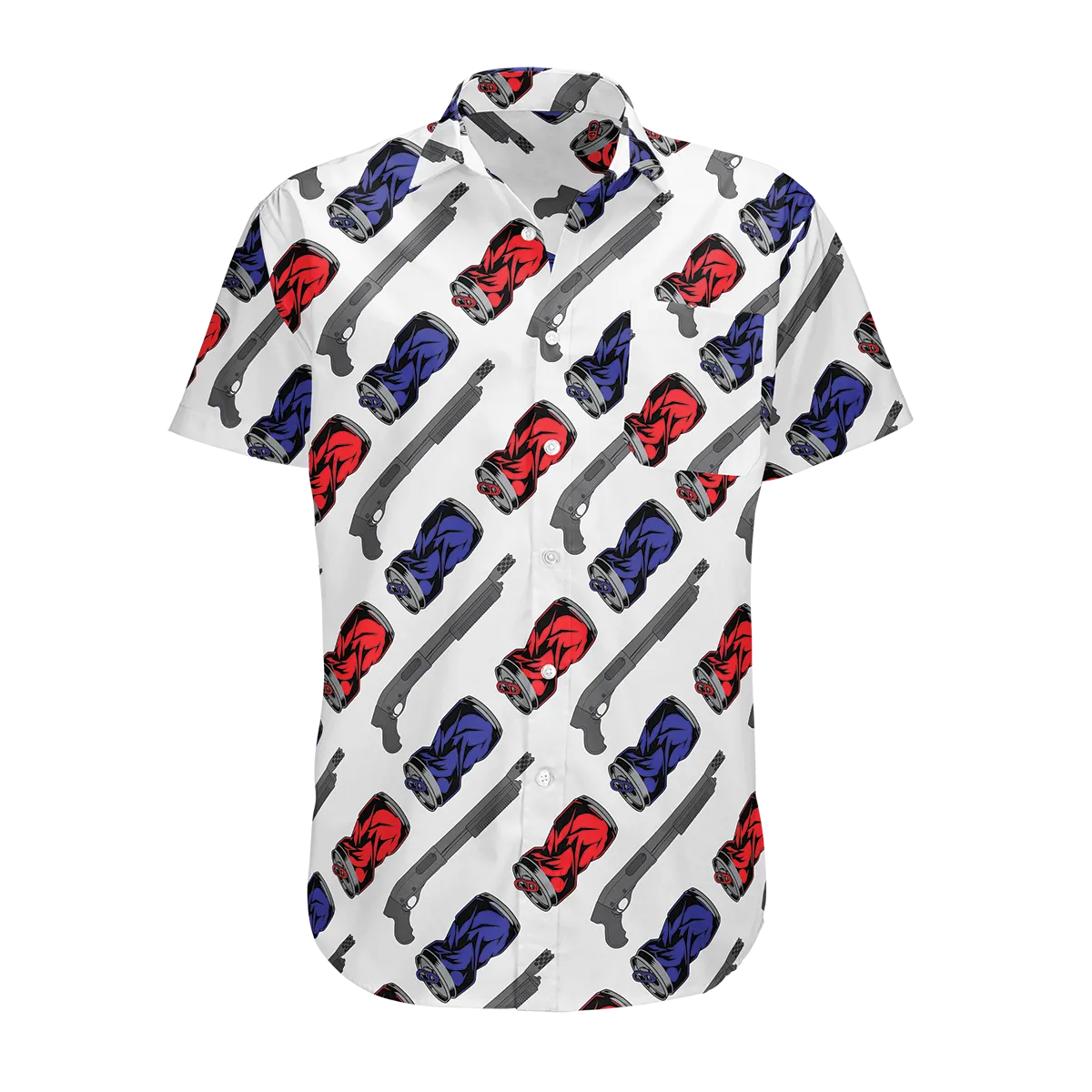 Aloha Breaches N' Brews Button Up Shirt