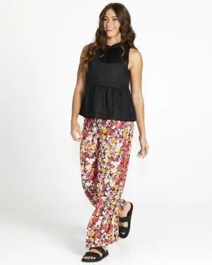 ARABELLA WIDE LEG PANT - FLOWER PRINT