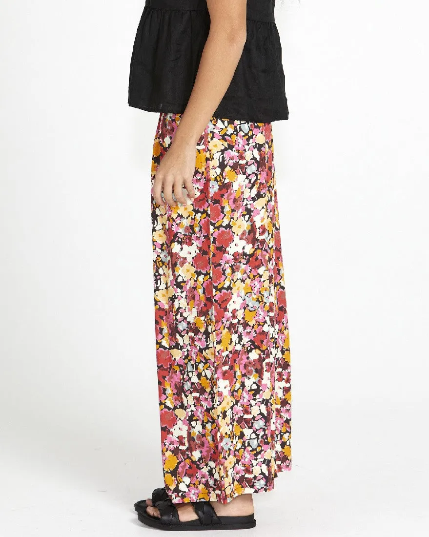 ARABELLA WIDE LEG PANT - FLOWER PRINT