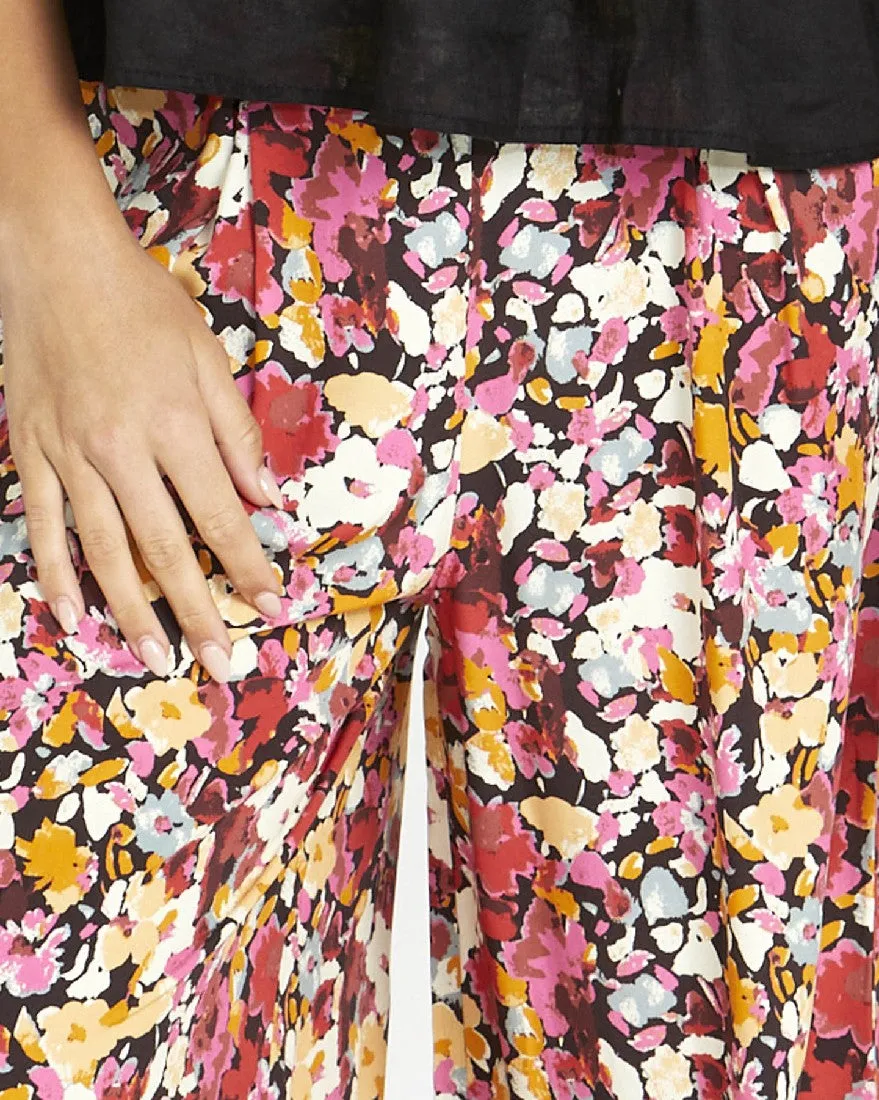 ARABELLA WIDE LEG PANT - FLOWER PRINT