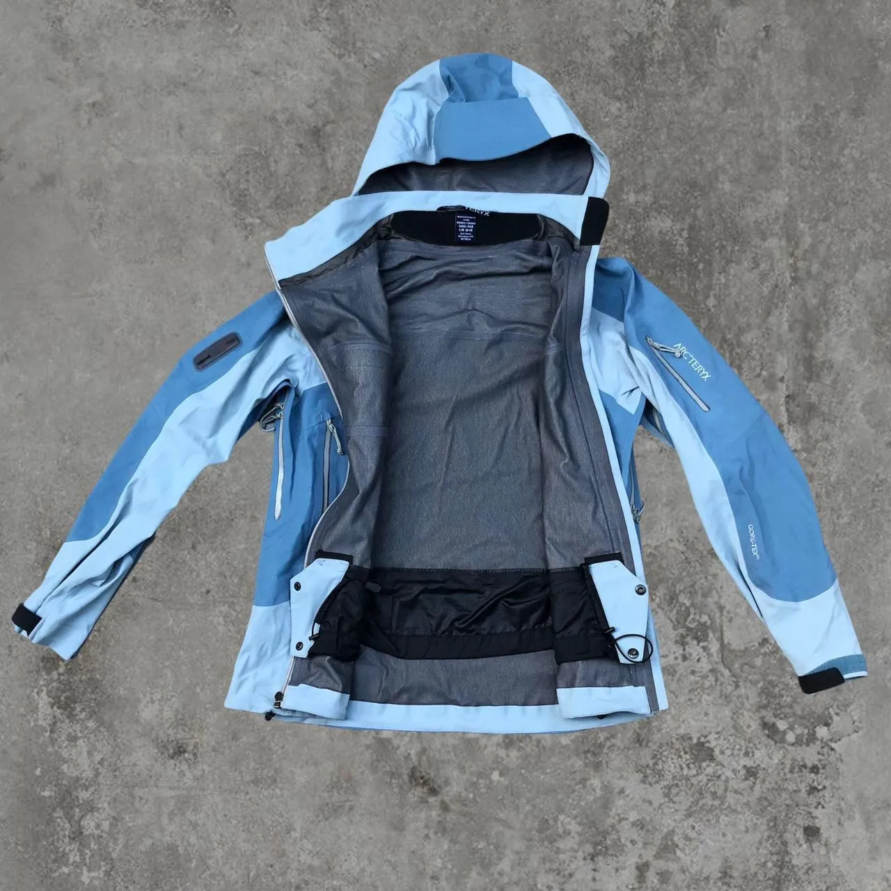 Arcteryx Sidewinder Jacket in Light Blue