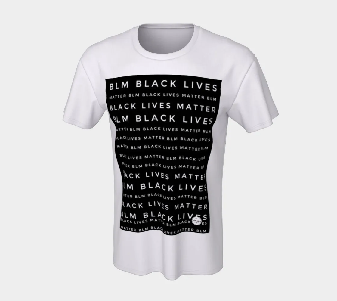 Black Lives Matter Unisex TEXT T-shirt