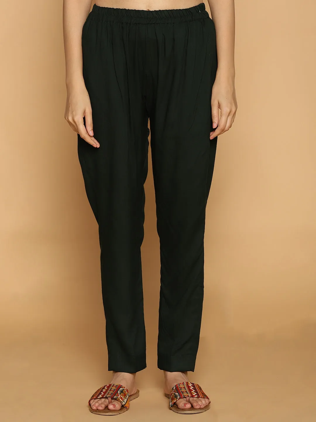 BottleGreen Rayon Pants