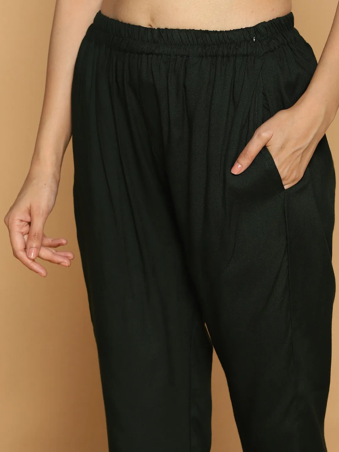 BottleGreen Rayon Pants