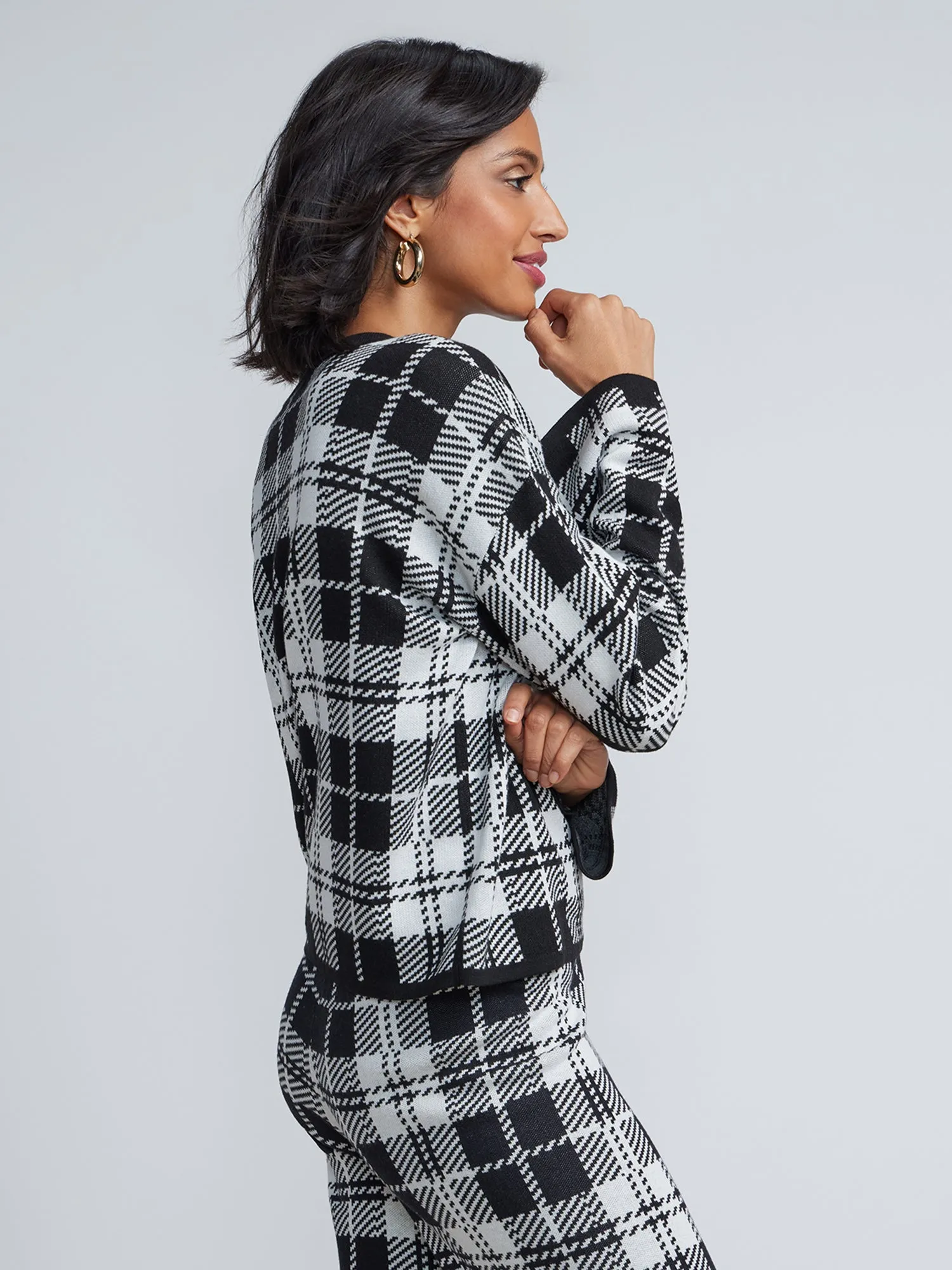 Boxy Plaid Pullover