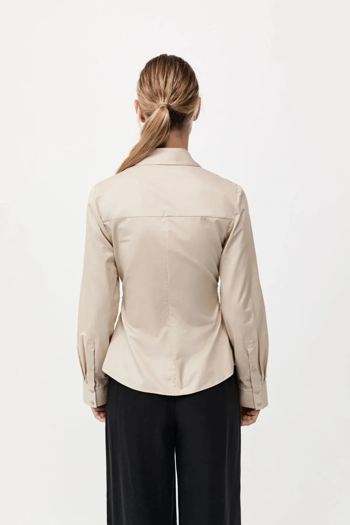 Deconstructed Shirt in Champagne