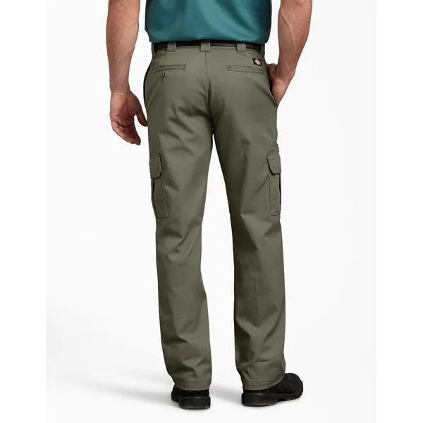 Dickies Flex Regular Fit Straight Leg Cargo Pant Moss Green