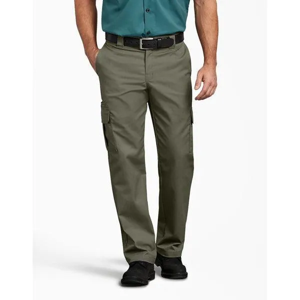 Dickies Flex Regular Fit Straight Leg Cargo Pant Moss Green