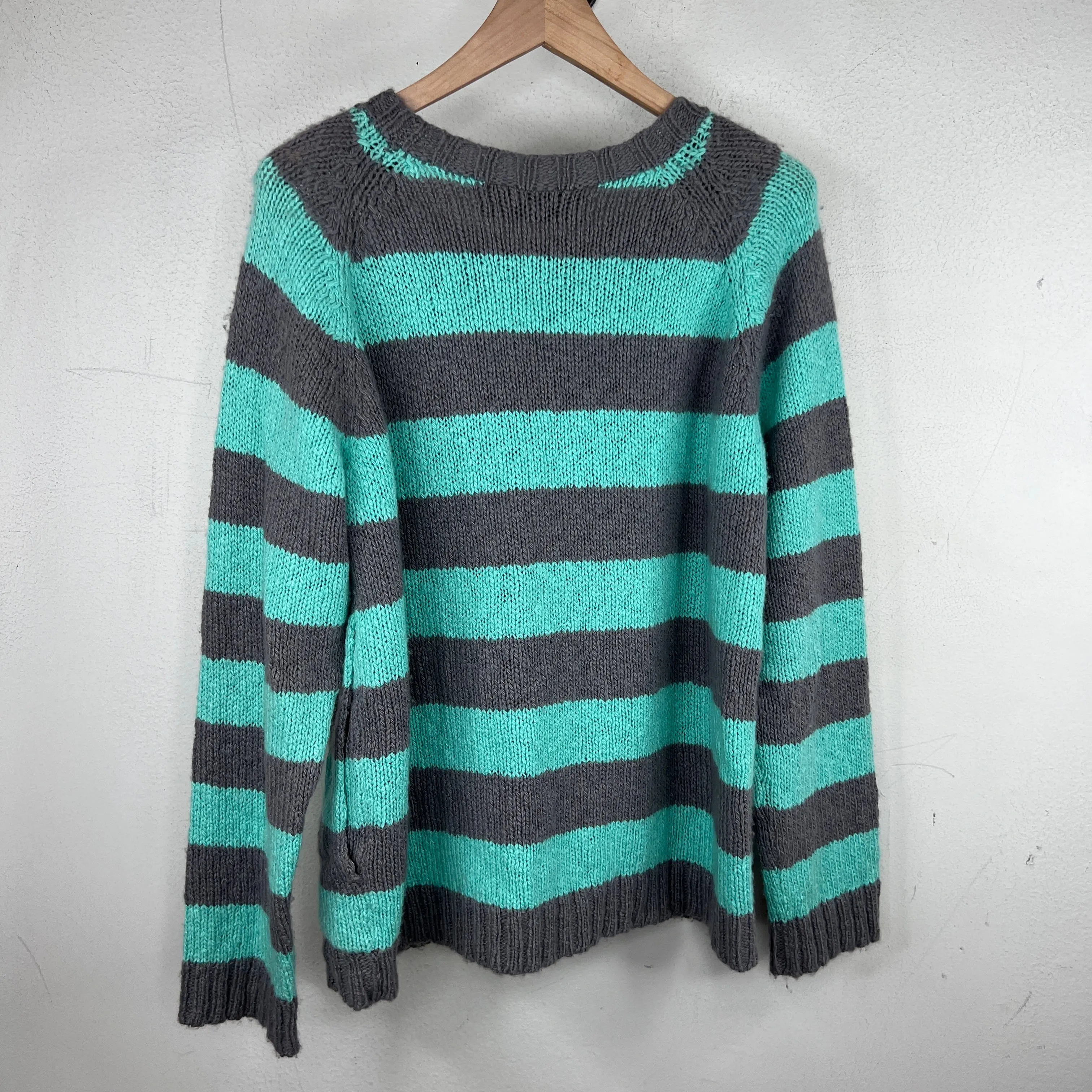 Elder Statesmen Striped Knit Crewneck