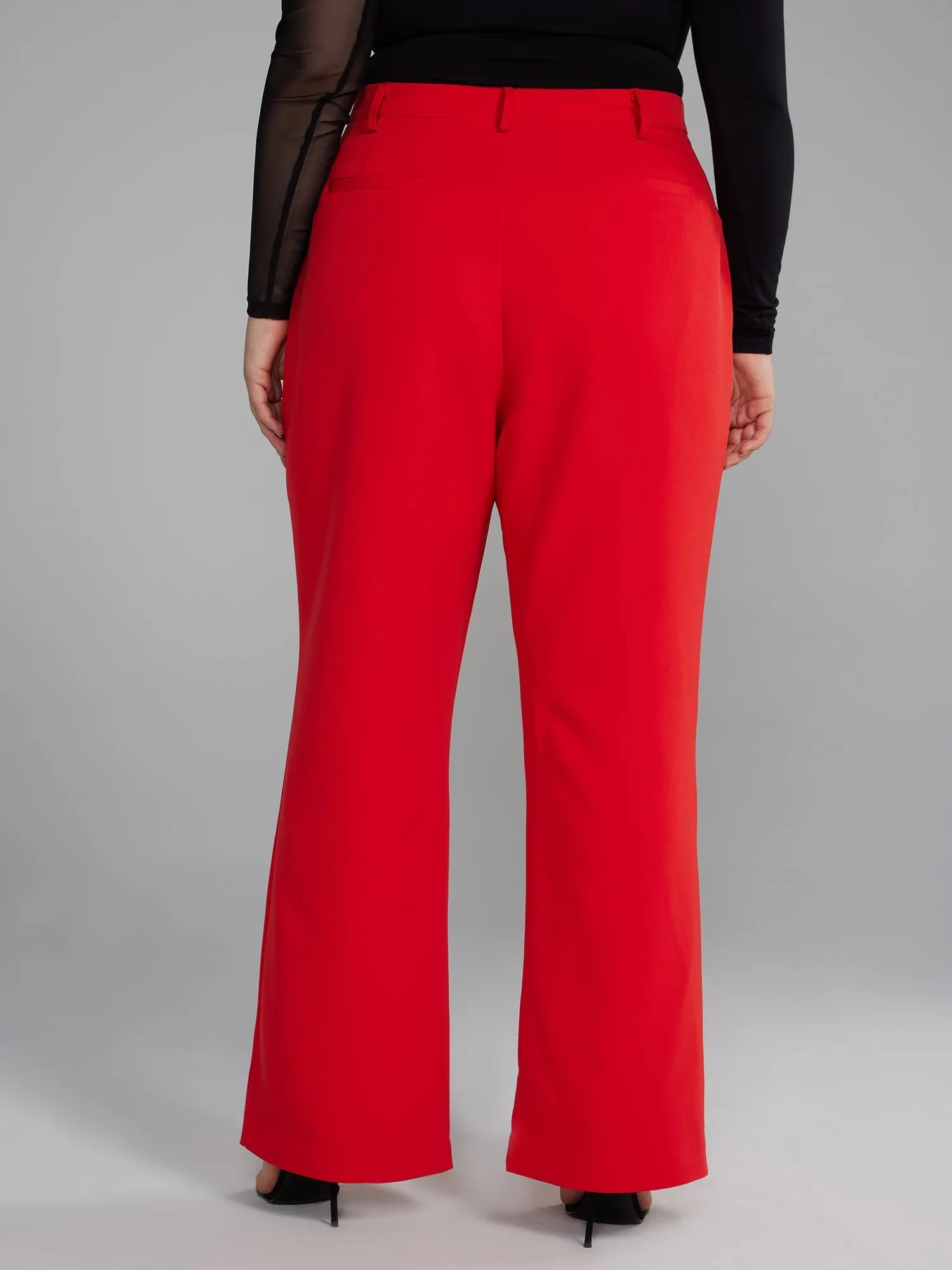 Fashion To Figure - High Rise Flare Leg Suit Pants