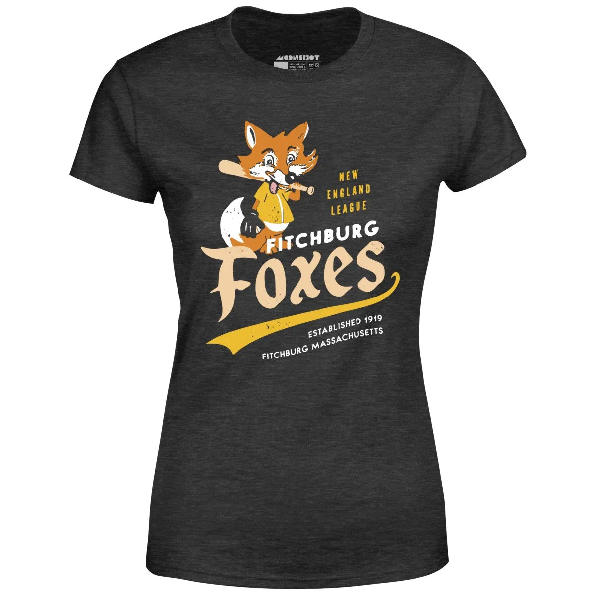 Fitchburg Foxes - Massachusetts - Vintage Defunct Baseball Teams - Women's T-Shirt