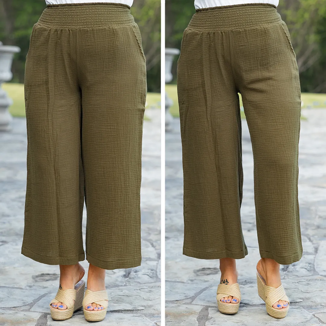 Free Flowin' Pants, Olive