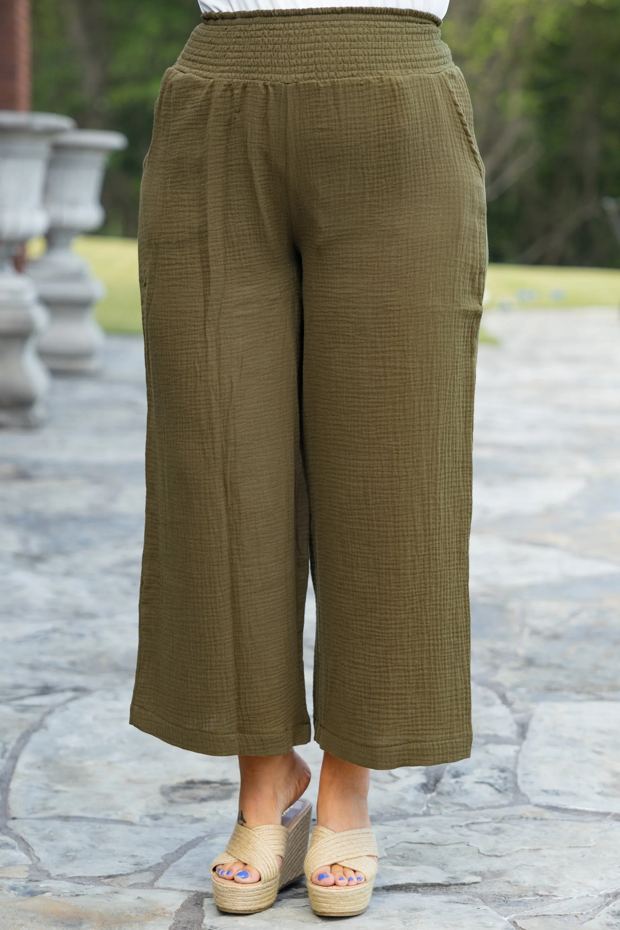 Free Flowin' Pants, Olive