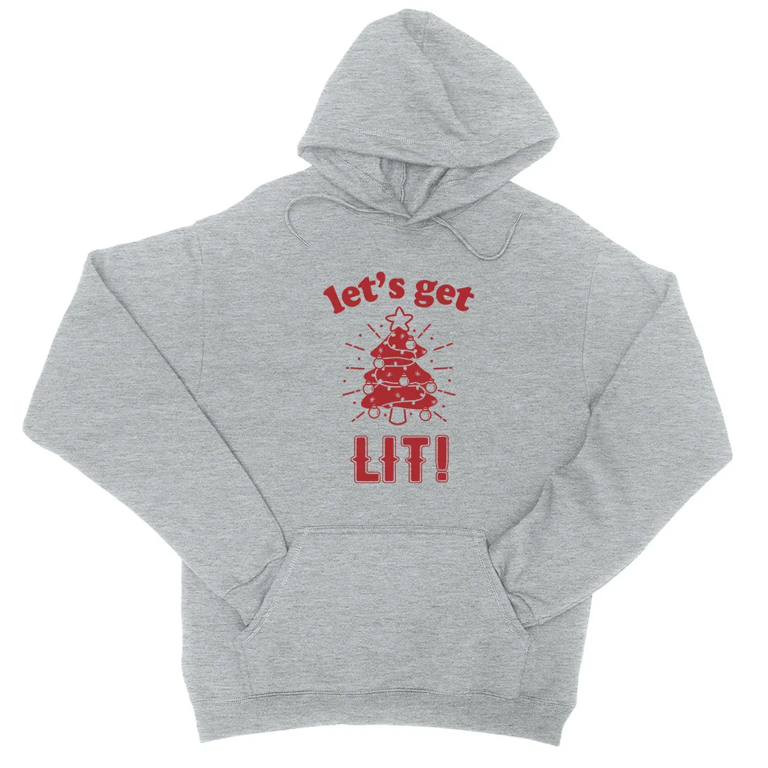 Get Lit Christmas Tree Unisex Hoodie