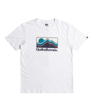 Gradient Mountains T-Shirt in White