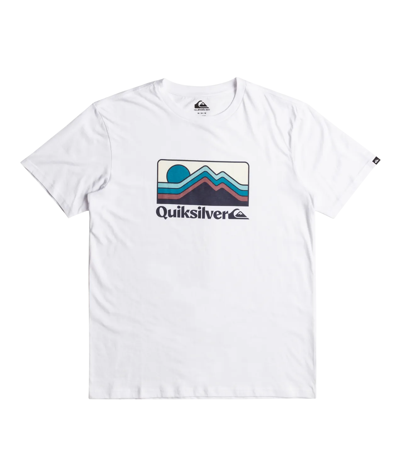 Gradient Mountains T-Shirt in White