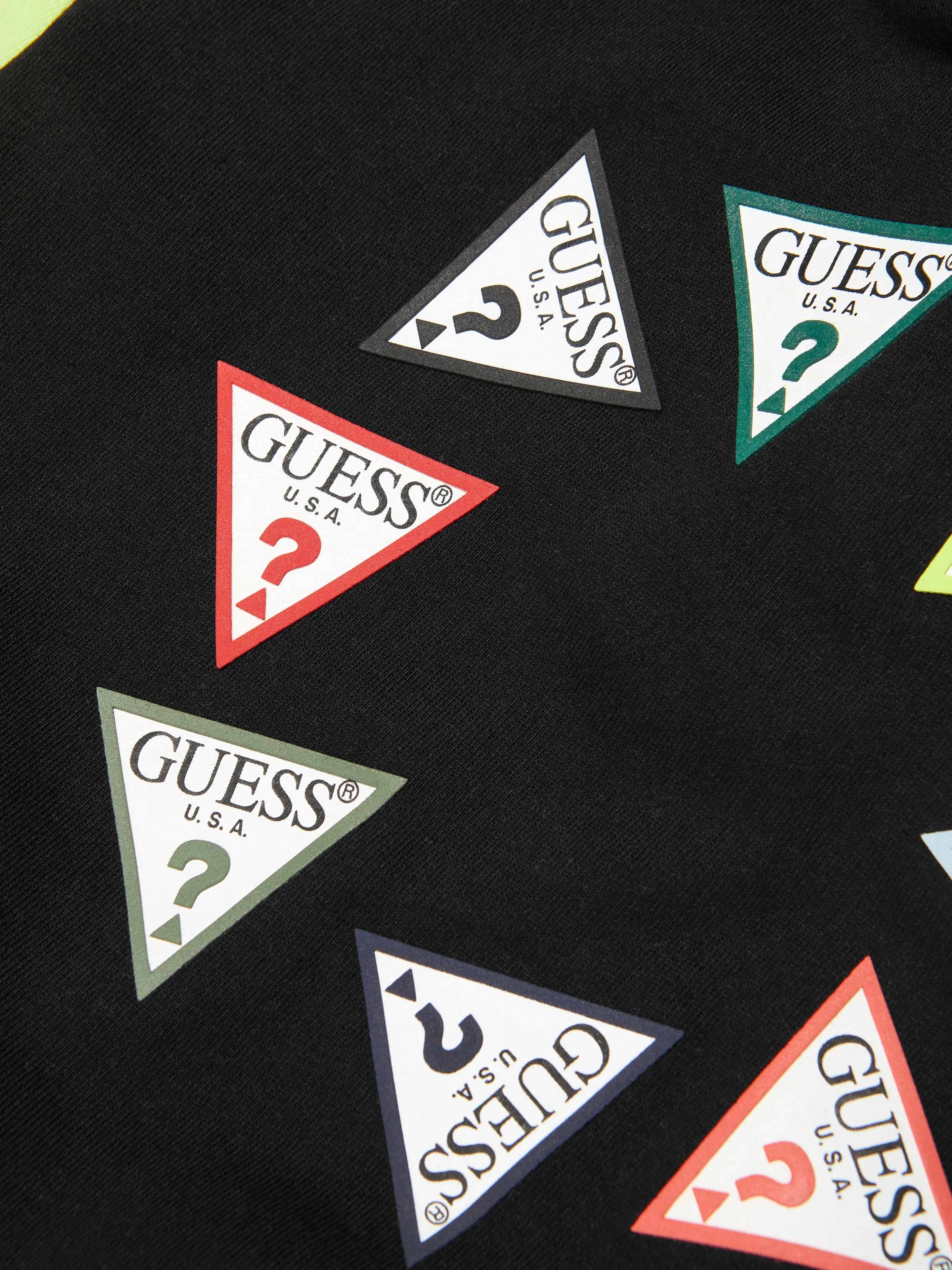 Guess Boys Logo Hoodie in Black