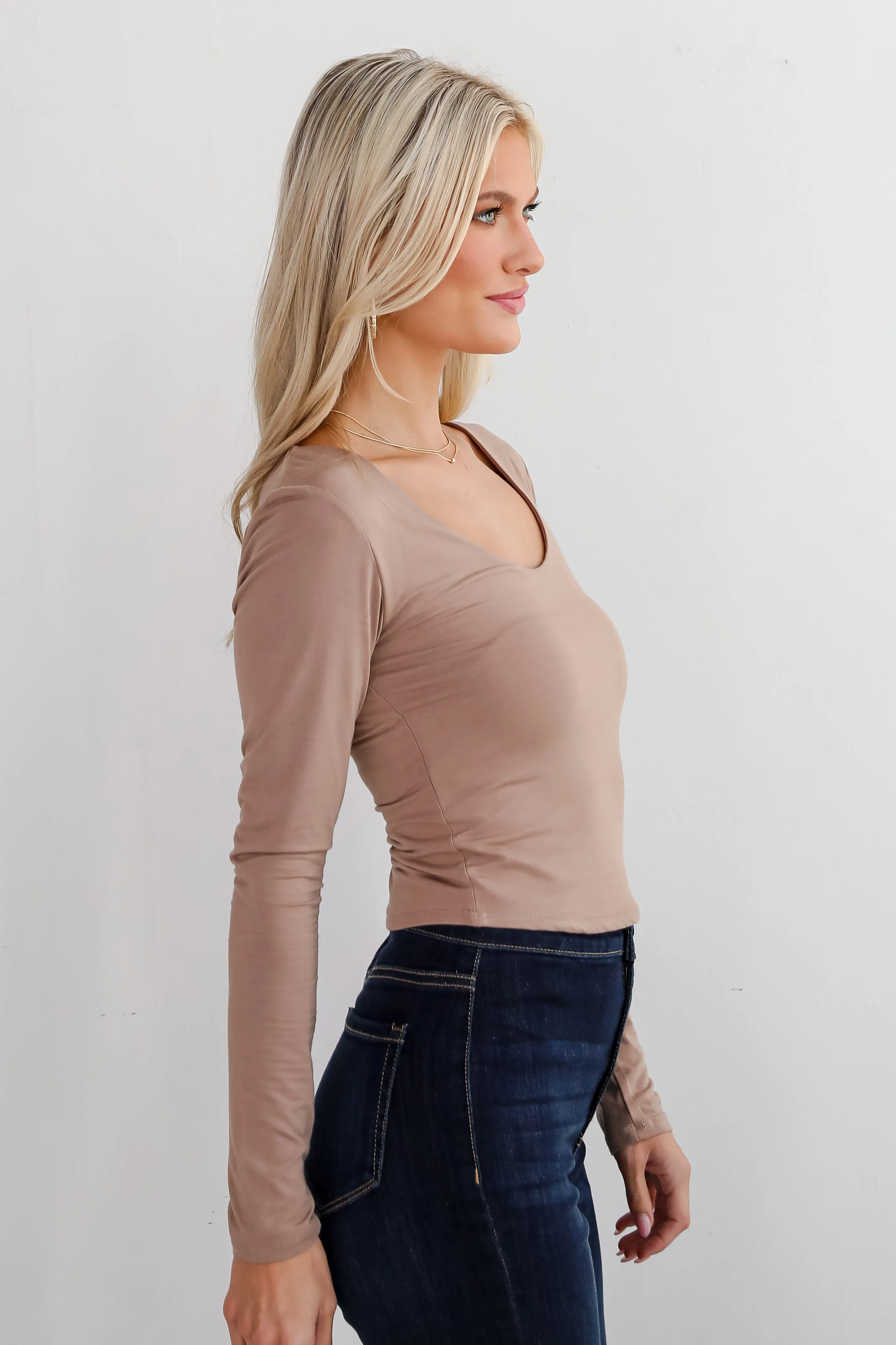 Jordan Everyday Long Sleeve Crop Top - DU DEAL