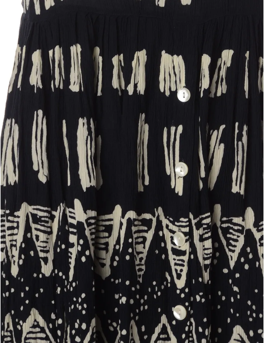 Label Abstract Short Dress