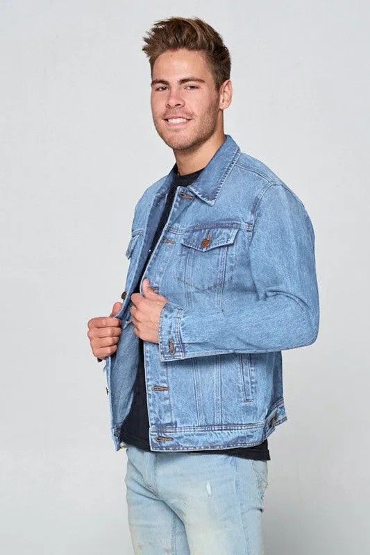 Light Blue Men's Denim Jacket by Red Label