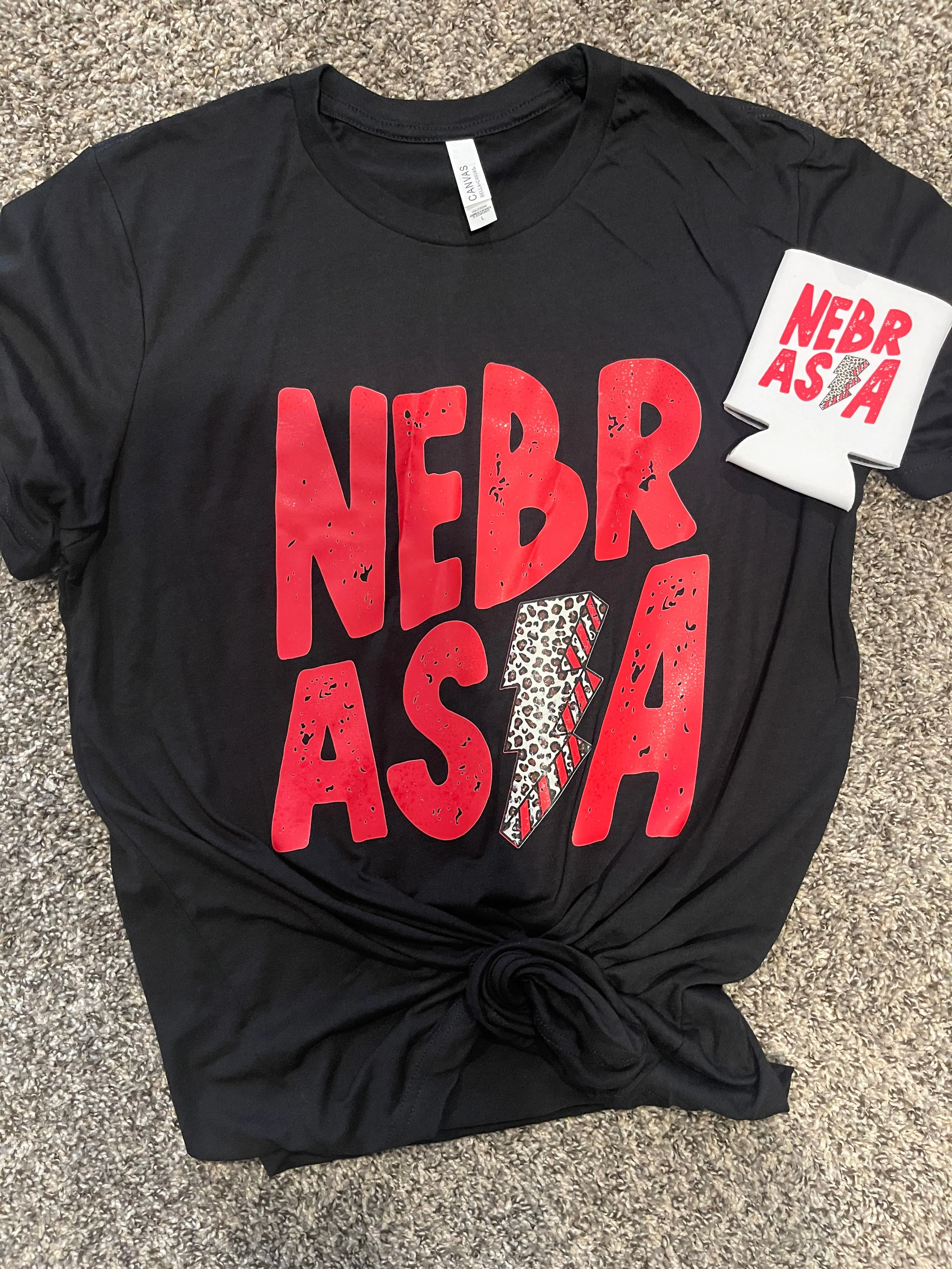 Lightening Nebraska tee