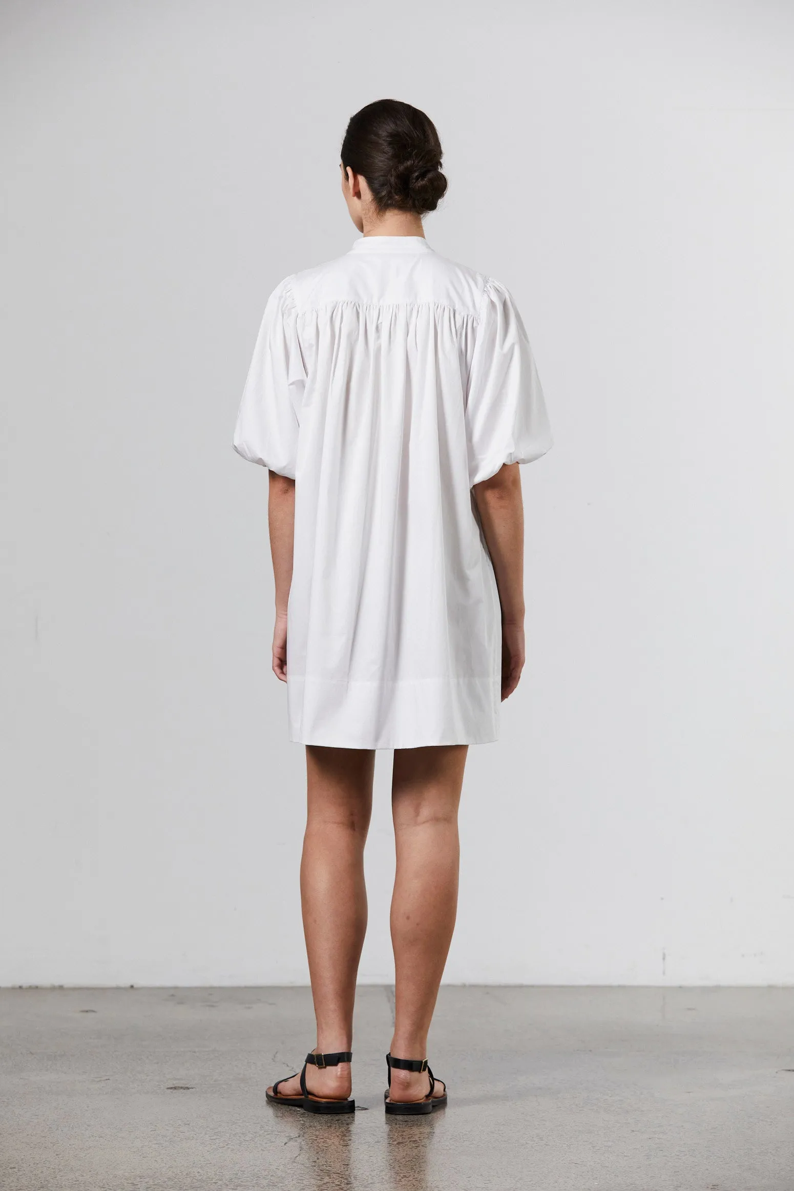 Mila Cotton Dress - White