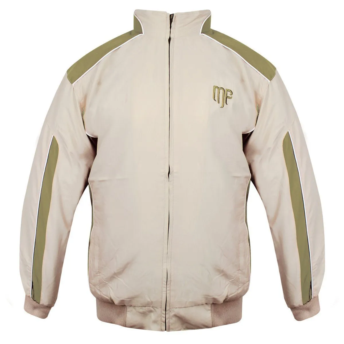 Mountain Fog  Mens Beige/Olive Windbreaker Jacket