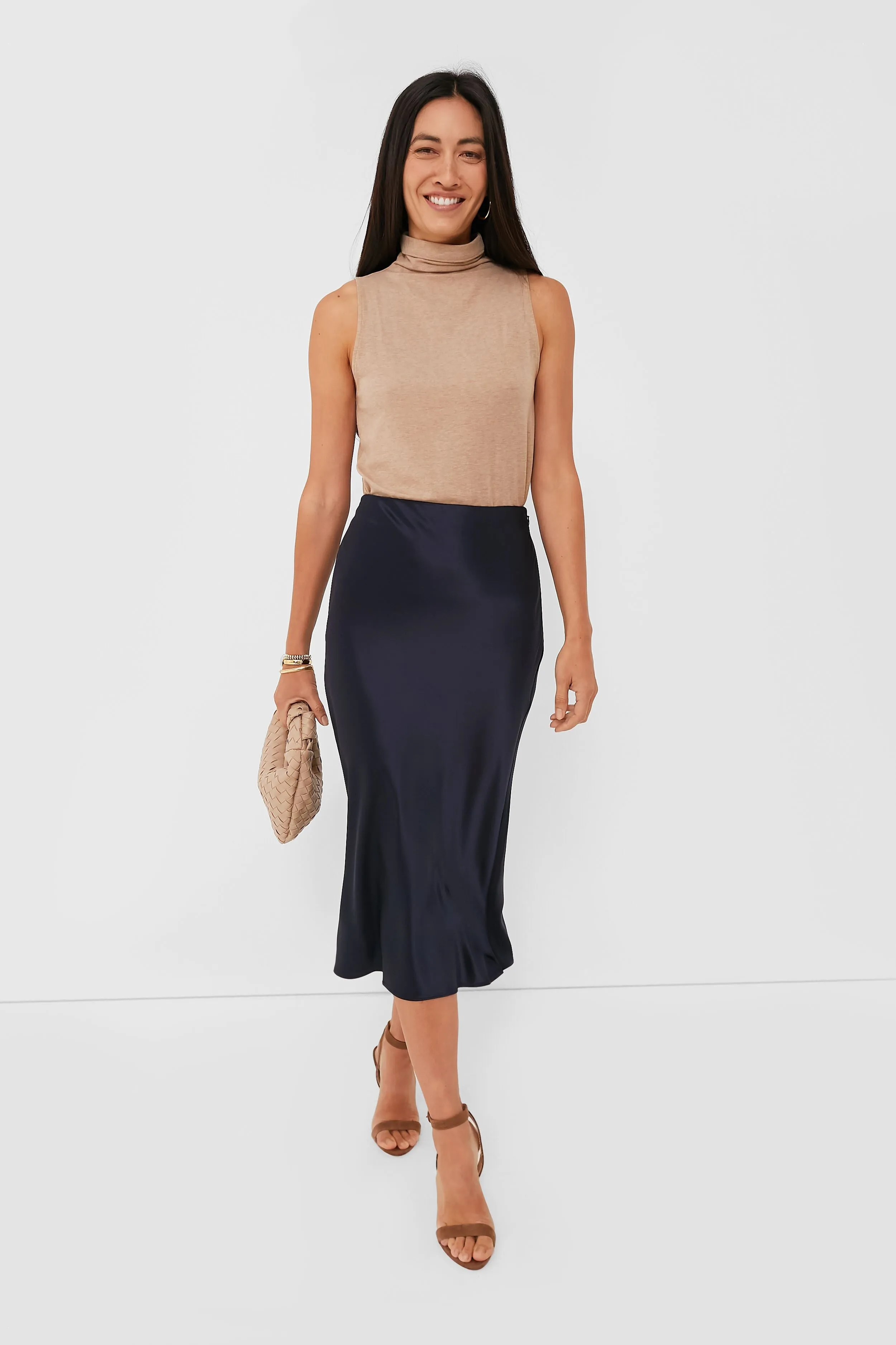 Navy Angela Skirt