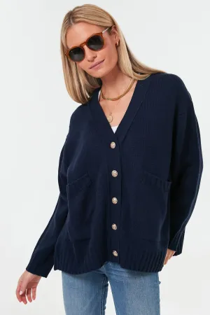 Navy Slone Cardigan