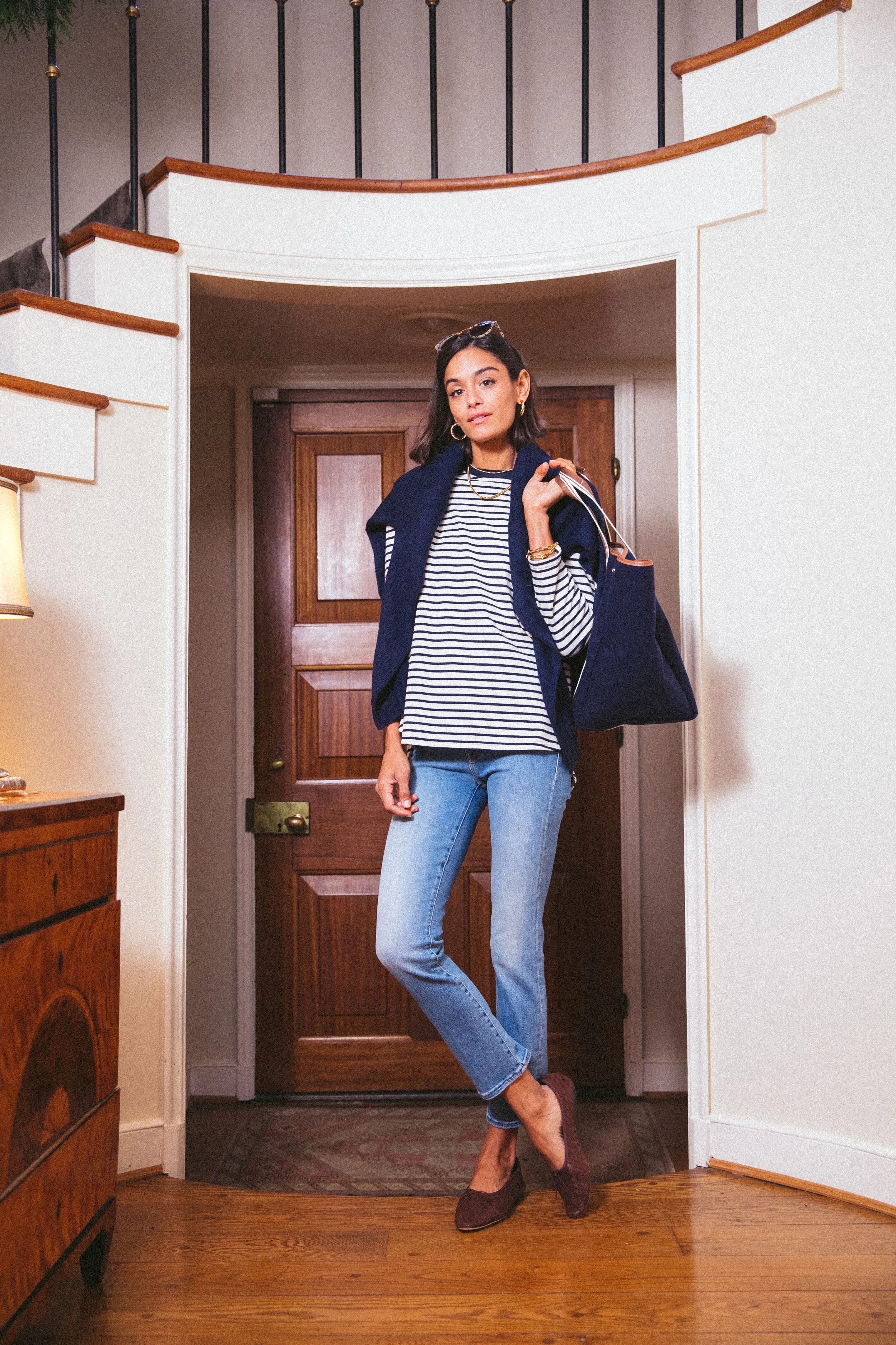 Navy Slone Cardigan