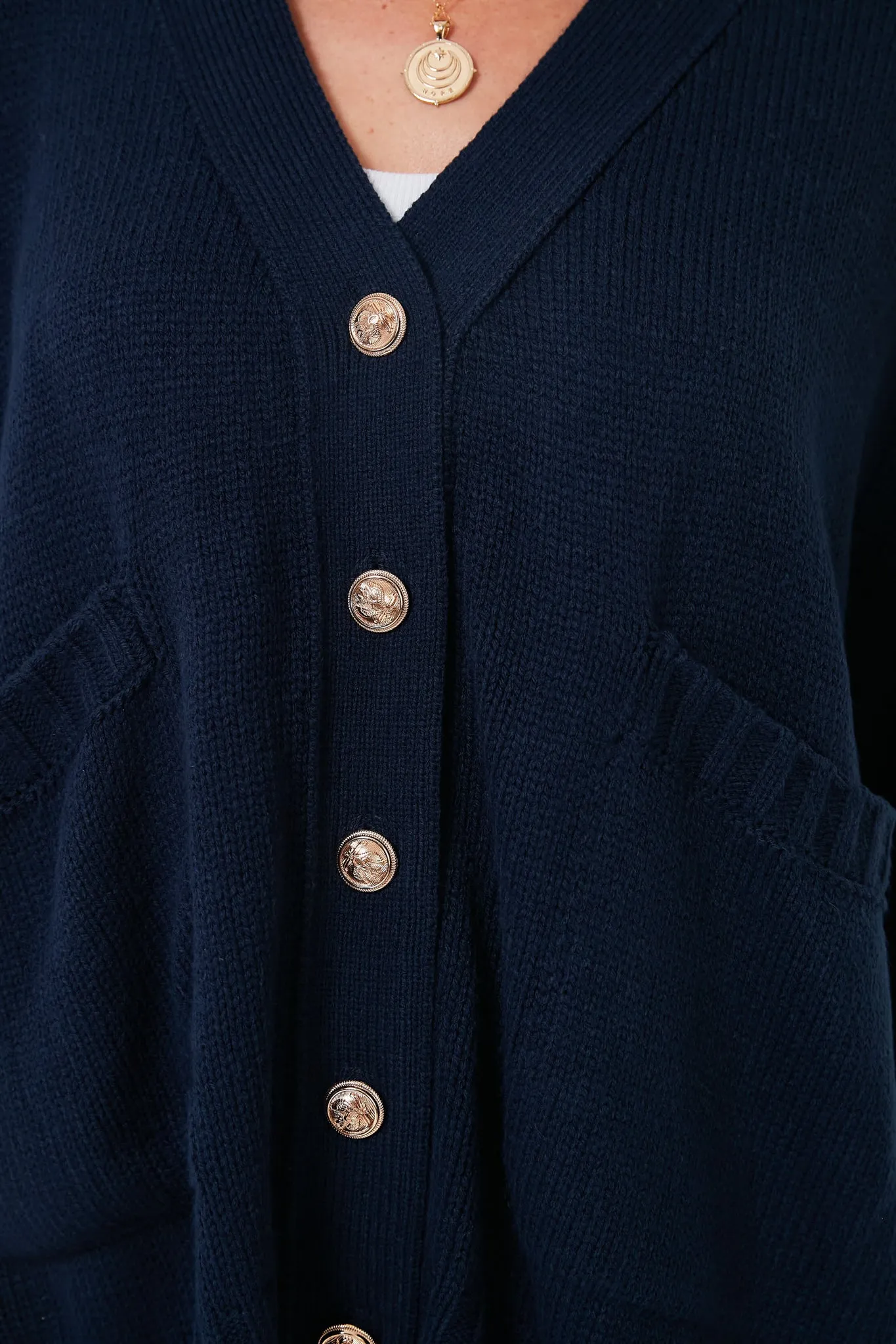 Navy Slone Cardigan