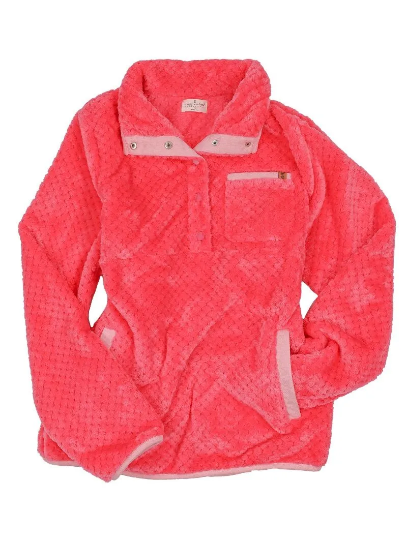 Pink Simply Soft Pullover Sherpa by Simply Southern