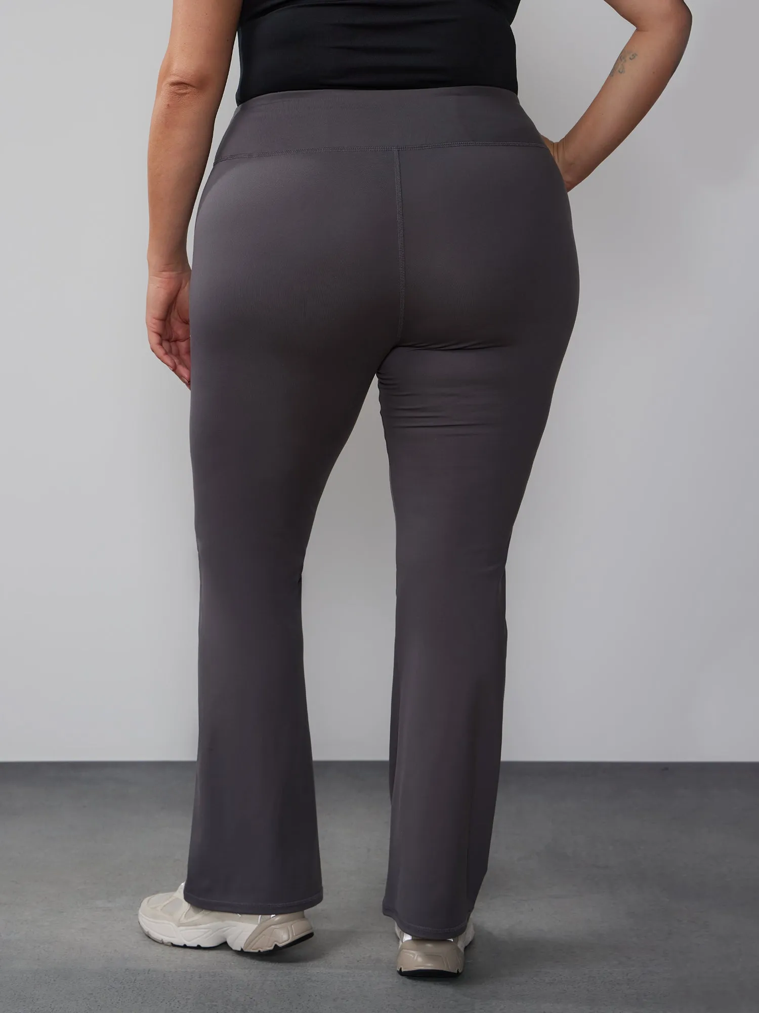 Plus High Waist Wide Leg Yoga Pant