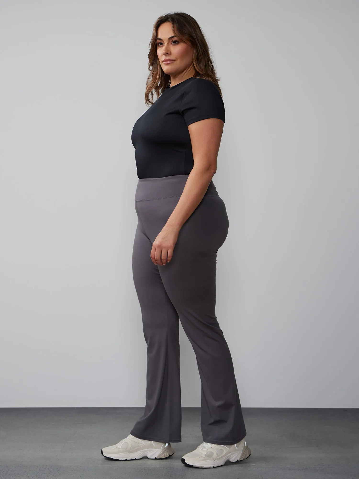 Plus High Waist Wide Leg Yoga Pant