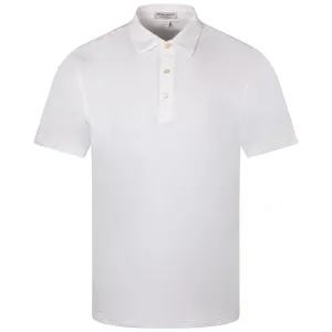 Solid Performance Jersey Polo White - 2024