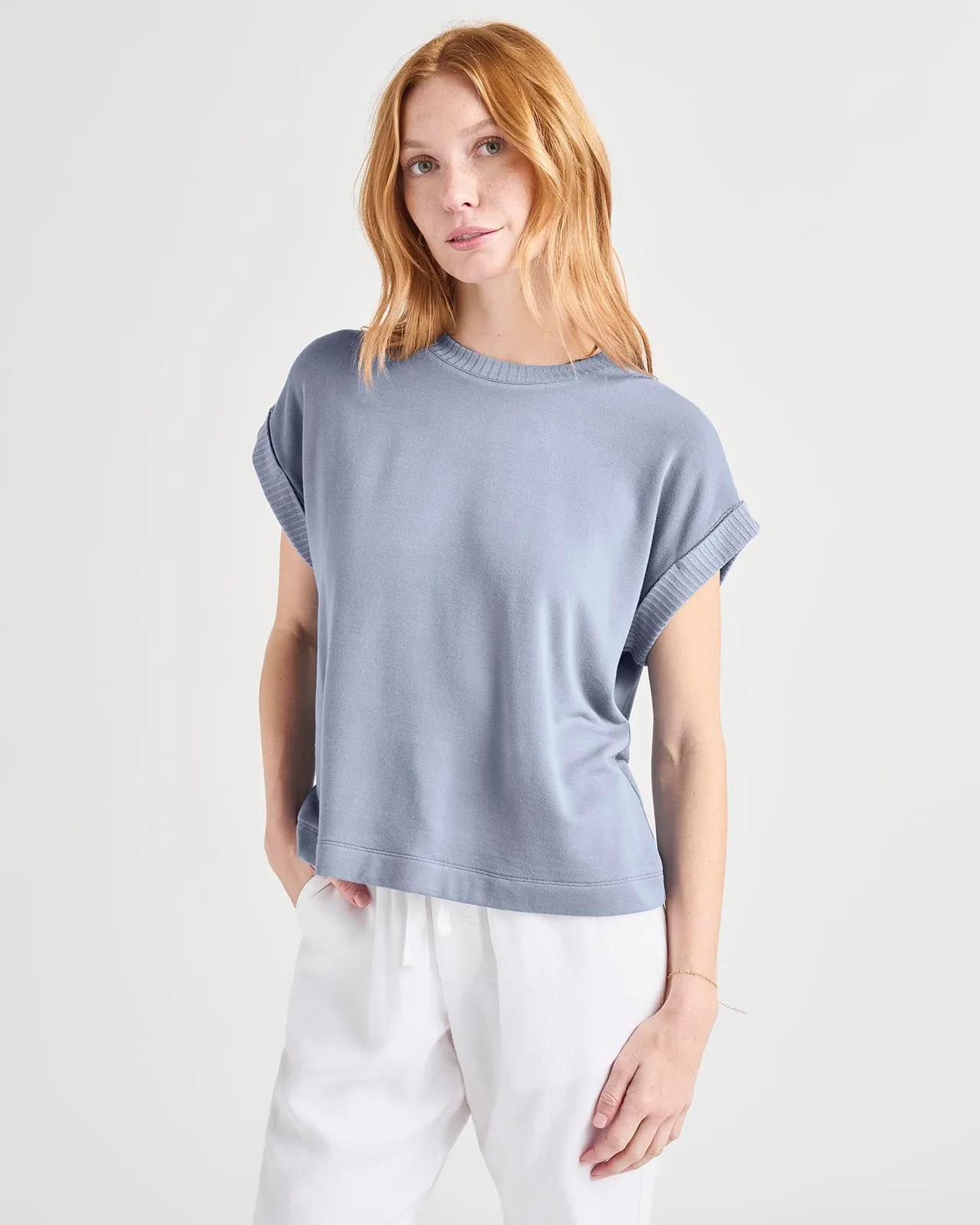 Supersoft Short Sleeve Sweatshirt