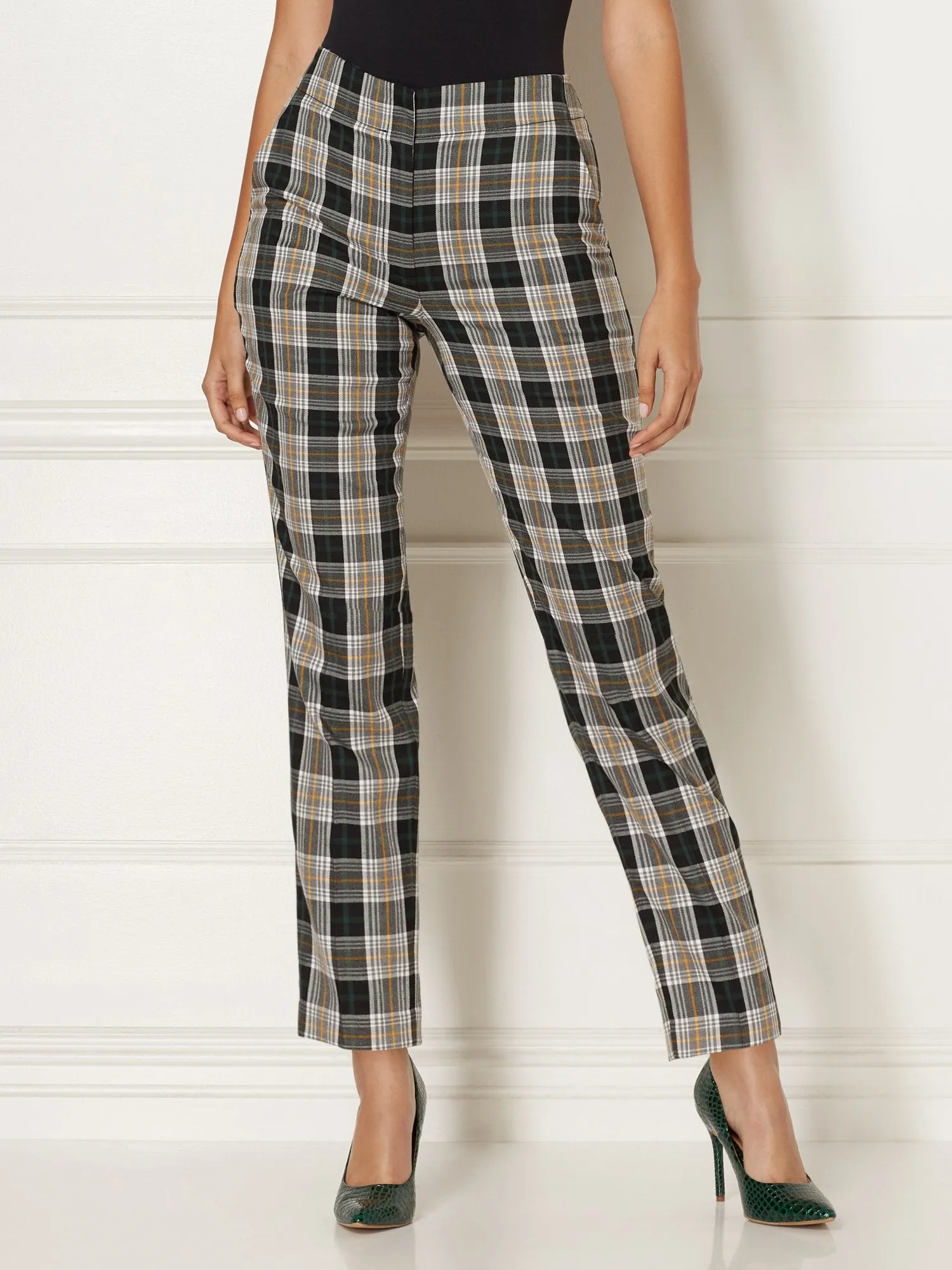 Tall Elise Plaid Pant - Eva Mendes Collection