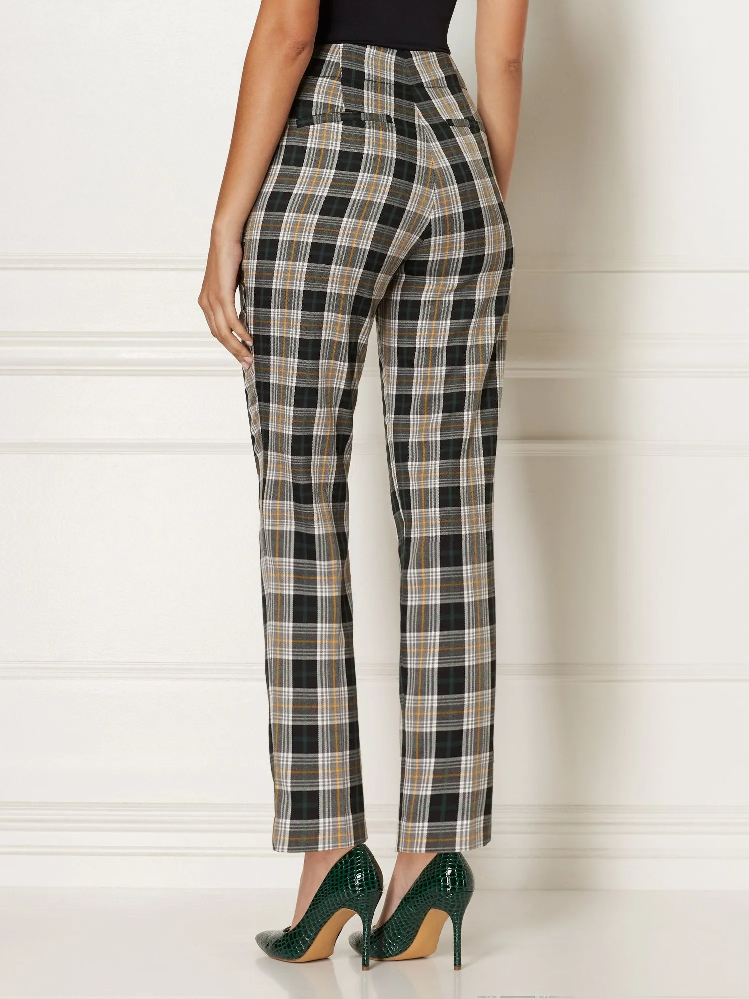 Tall Elise Plaid Pant - Eva Mendes Collection