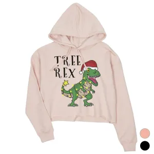 Tree Rex Crop Hoodie