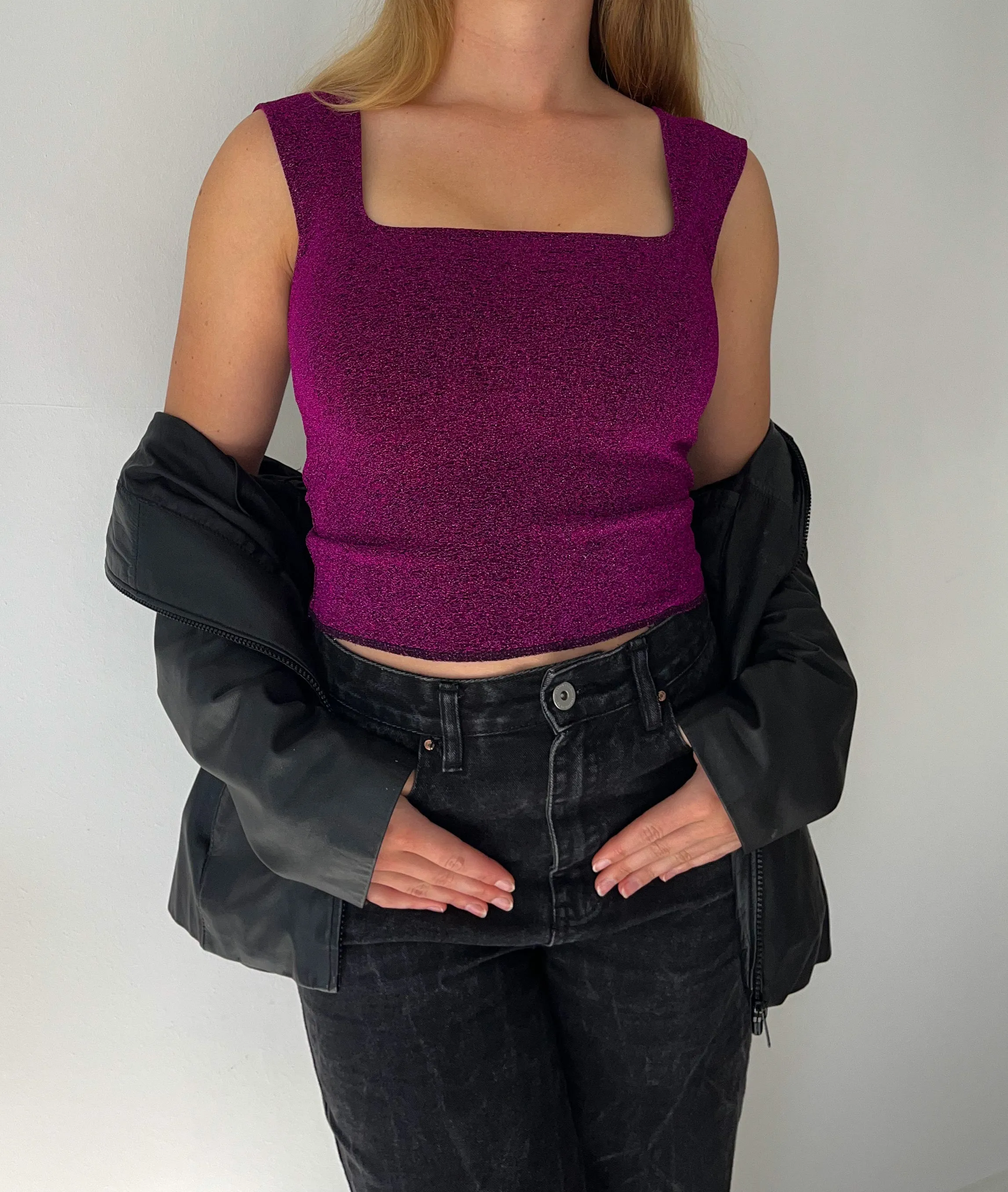 Vegas top in Pinky-Purple